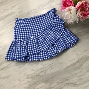 Cat and Jack girls gingham skirt